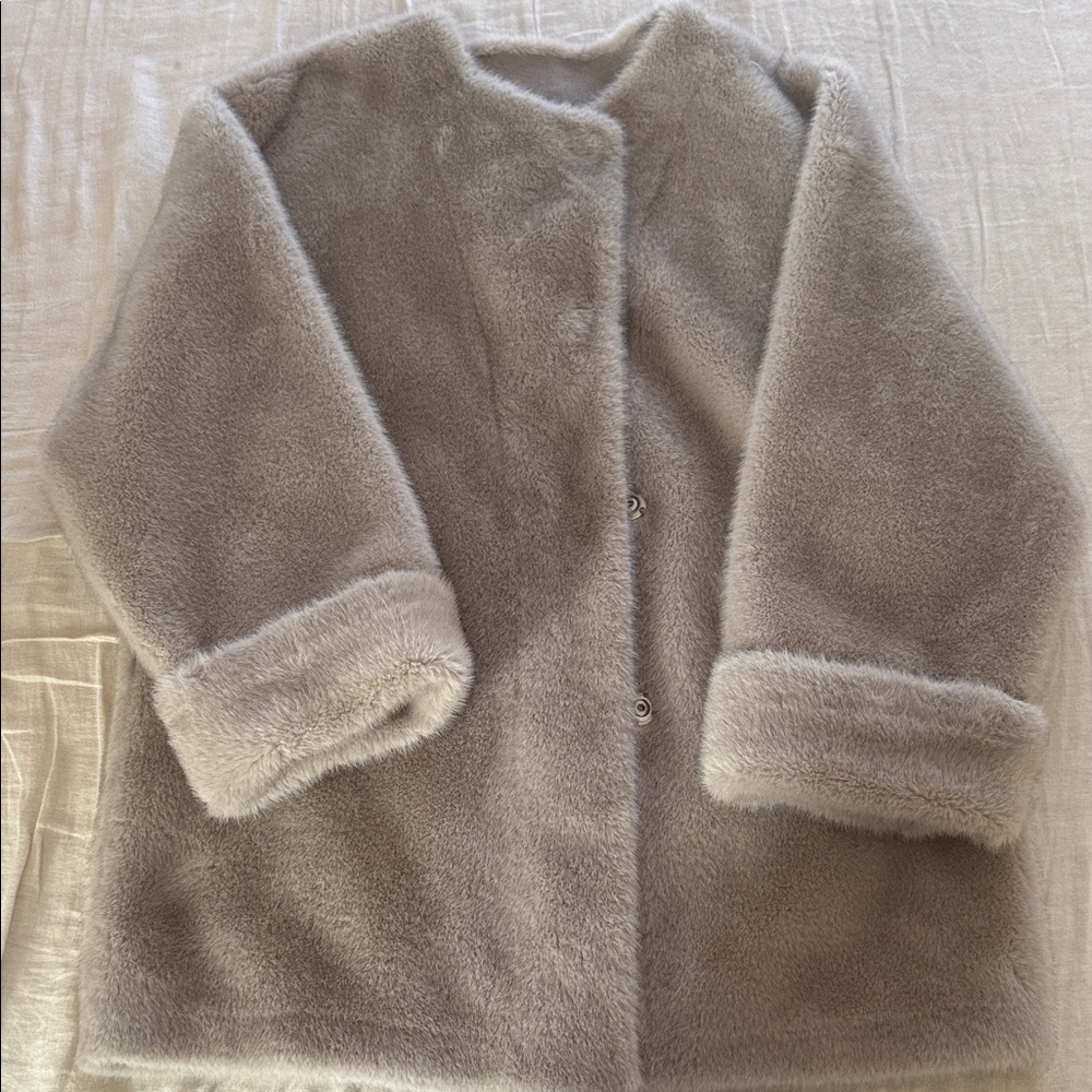 Eco-Friendly Faux Fur Coat